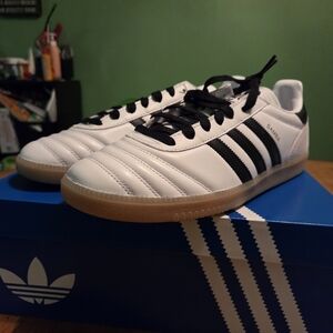Adidas Samba White Black Sneakersmens Size 11 Womens 12.5